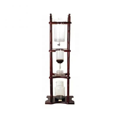 White Cold Brew Drip Tower Iced Coffee Maker 25 Cups Glass Drip Coffee  Machine